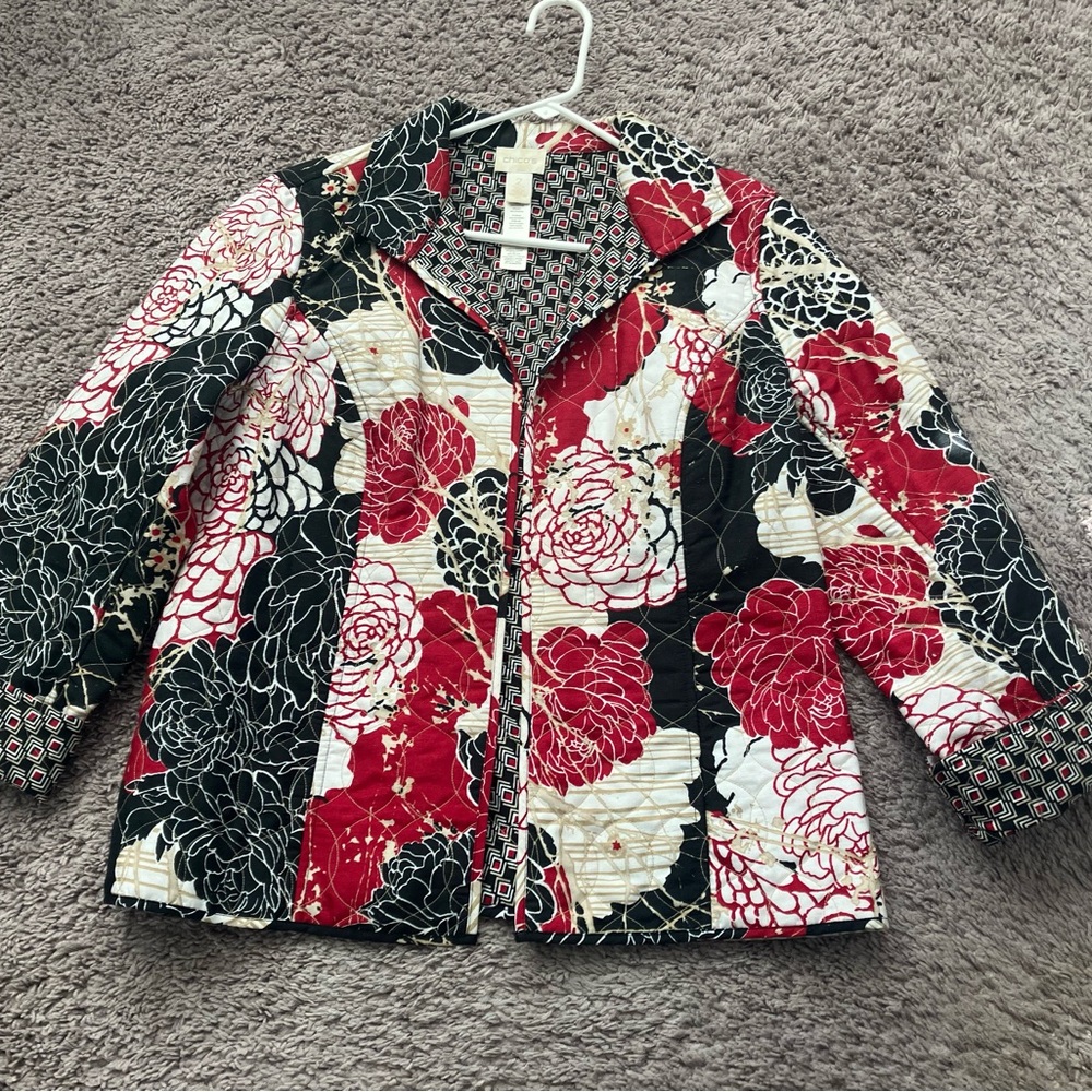 Floral Quilted Jacket